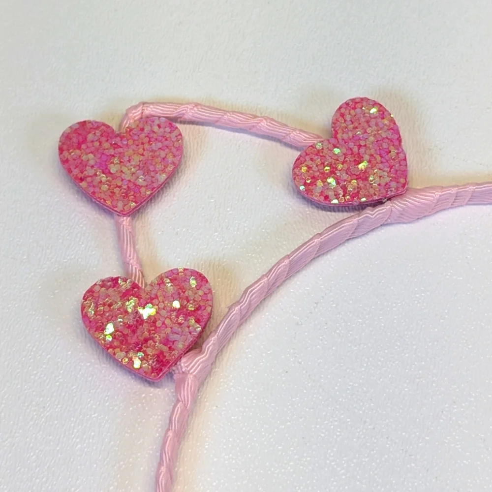 🩷FREE🩷 Glittery Heart Headband w/Any Purchase of $8 or More. See Description